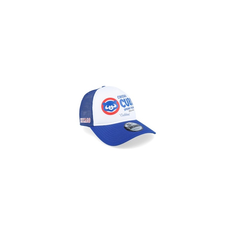 Chicago Cubs Team 9FORTY Spring Training White/Blue Trucker - New Era