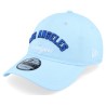 Los Angeles Dodgers MLB Wordmark 9TWENTY Light Blue Dad Cap - New Era