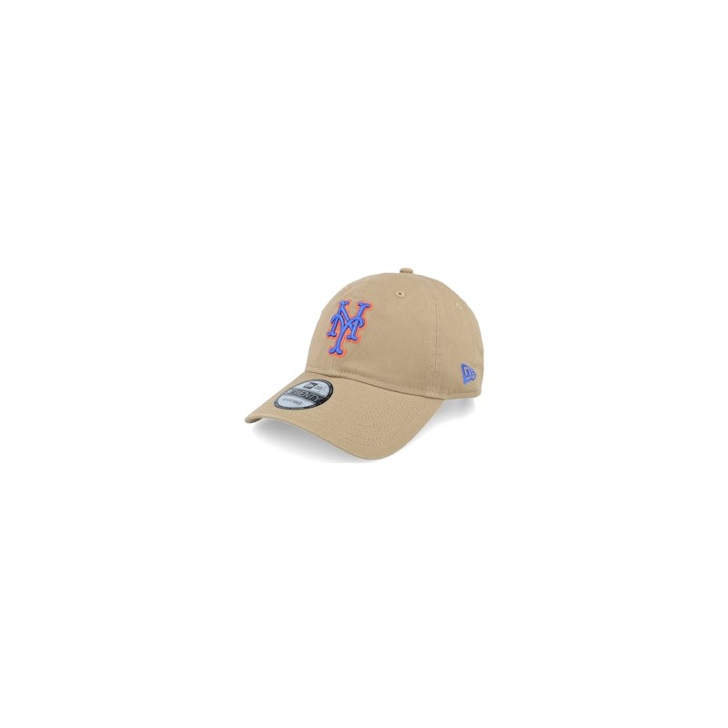 New York Mets MLB Core Classic 9TWENTY Khaki Dad Cap - New Era