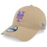 New York Mets MLB Core Classic 9TWENTY Khaki Dad Cap - New Era