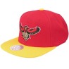 Atlanta Hawks Team 2 Tone 2.0 Red/Yellow Snapback - Mitchell & Ness