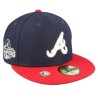 Atlanta Braves MLB22 Gold 59FIFTY Navy/Red Fitted - New Era