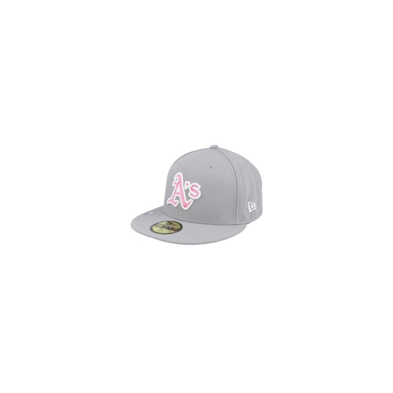 Oakland Athletics MLB22 Mothers Day 59FIFTY Grey Fitted - New Era
