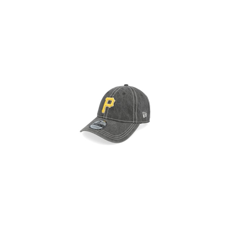 Pittsburgh Pirates Washed Contrast 9TWENTY Black/Yellow Dad Cap - New Era