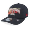 San Francisco 49ers Throwback Brush Black Strapback - New Era