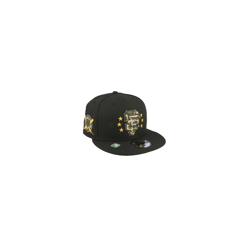 San Francisco Giants MLB24 Armed Forces Day 9FIFTY Black Snapback - New Era