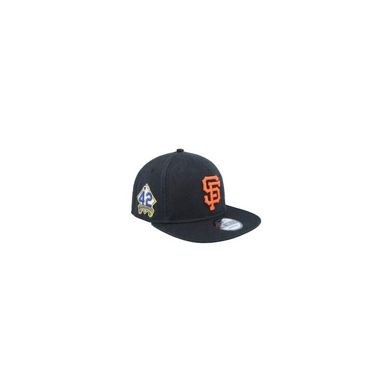 San Francisco Giants MLB Jackie Robinson Day Golfer Black Snapback - New Era