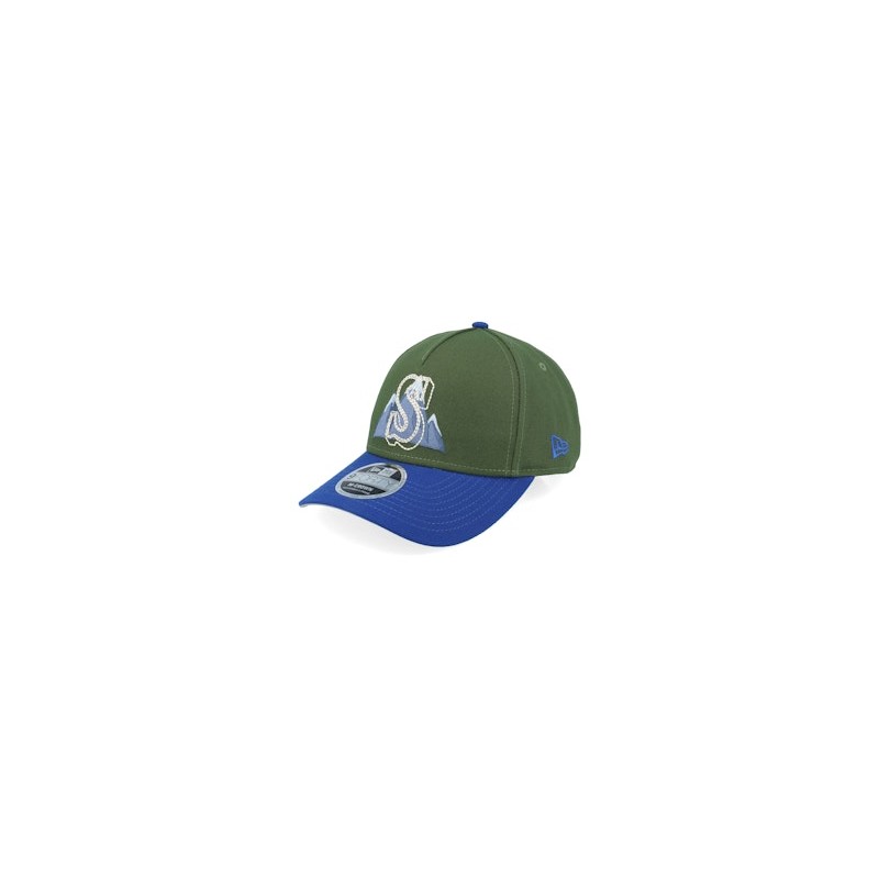 Seattle Mariners City Feature M-Crown Green/Royal A-frame Adjustable - New Era