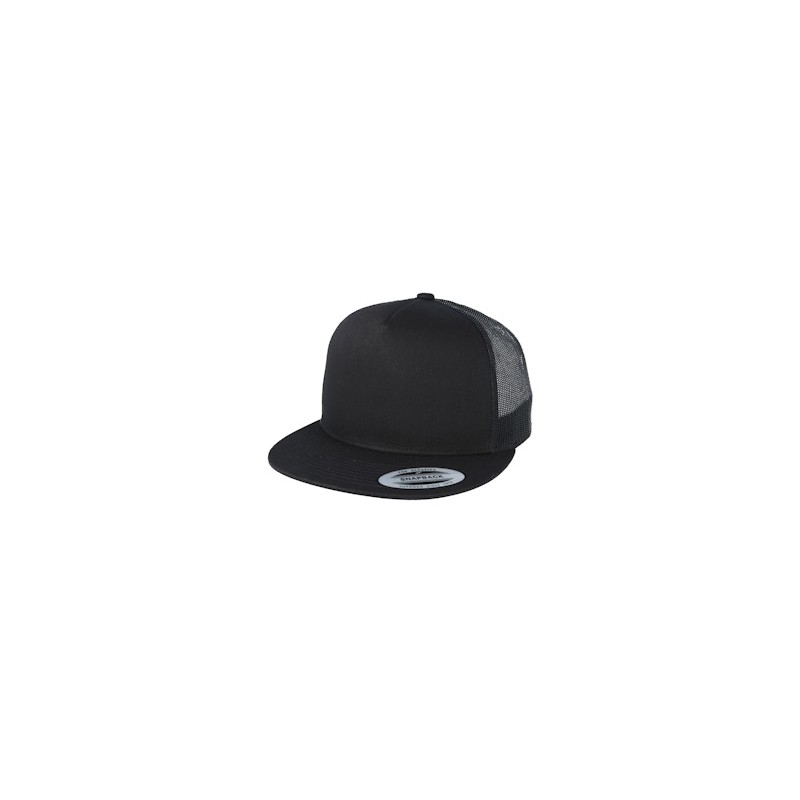 Classic Black A-Frame Trucker - Yupoong