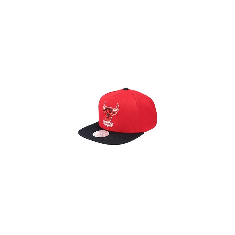 Chicago Bulls Team 2 Tone 2.0 Red/Black Snapback - Mitchell & Ness