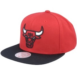 Chicago Bulls Team 2 Tone 2.0 Red/Black Snapback - Mitchell & Ness