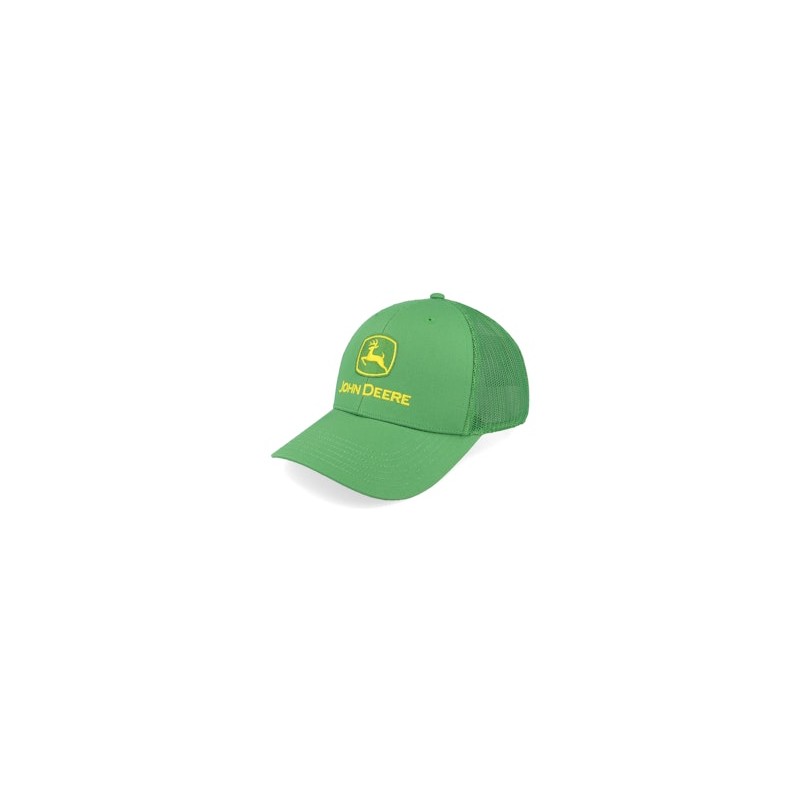 Current Embroidery Green Trucker - John Deere