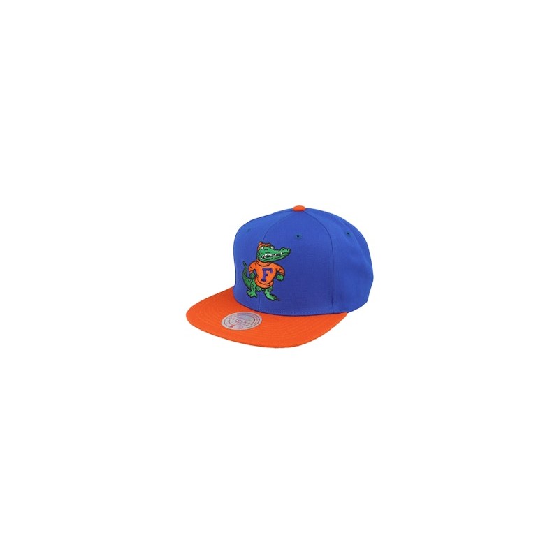 Florida Gators Team 2 Tone 2.0 Green/Orange Snapback - Mitchell & Ness