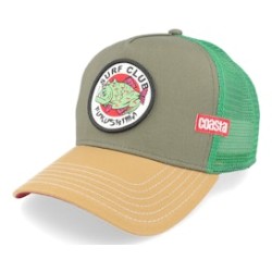 Fukushima Olive/Wheat/Green Trucker - Coastal