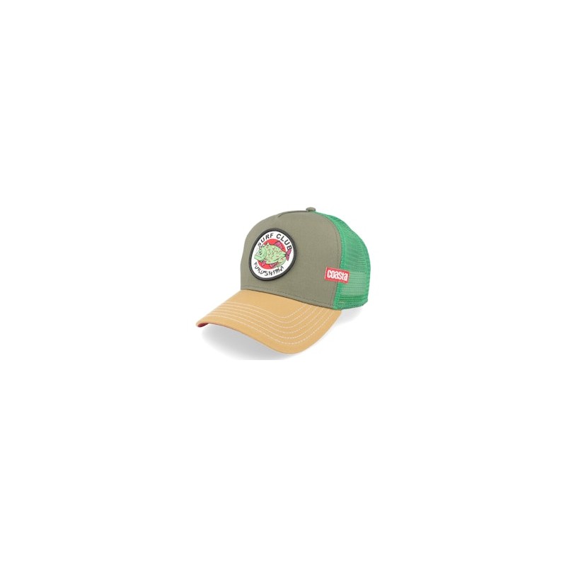 Fukushima Olive/Wheat/Green Trucker - Coastal