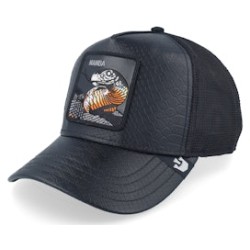 Hatstore Exclusive x Mamba 5 Black Snakeskin A-Frame Trucker - Goorin Bros.