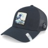 Hokusai The Great Wave Black Trucker - Public Domain