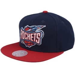 Houston Rockets Team 2 Tone 2.0 Navy/Red Snapback - Mitchell & Ness