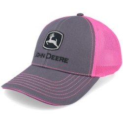 Neon Cap Grey/Pink Trucker - John Deere