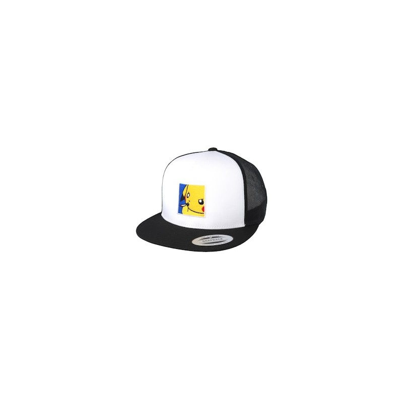 Poke Smoke White/Black Trucker - BOOM