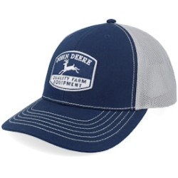 Quality Mesh Back Cap Navy/Grey Trucker - John Deere