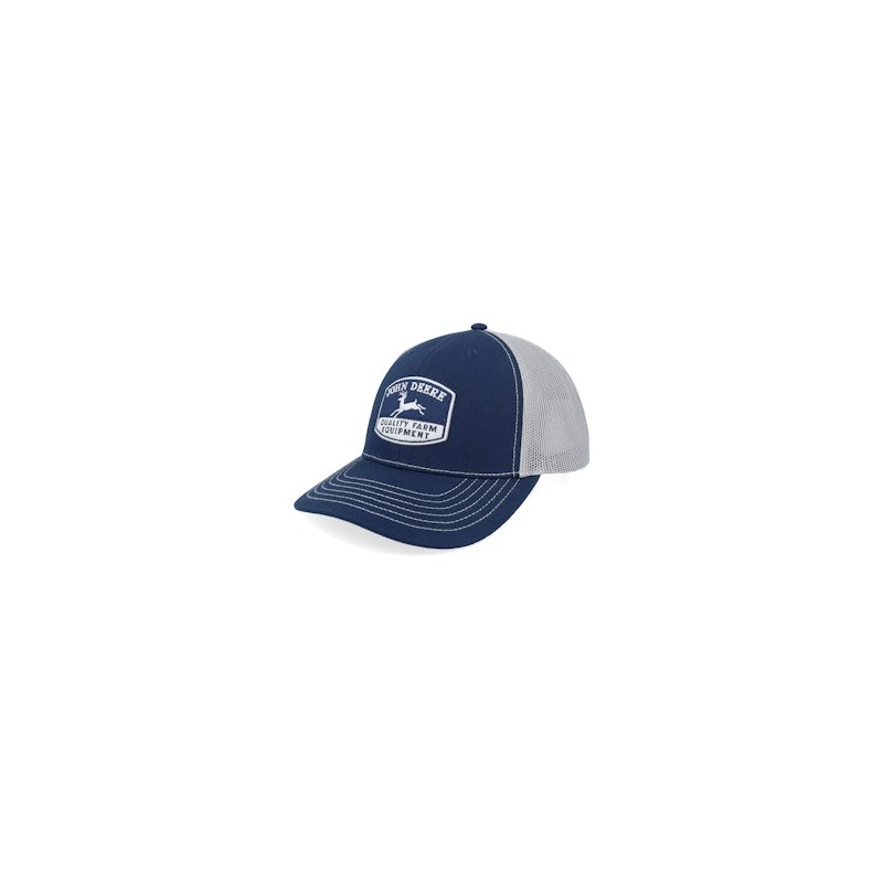 Quality Mesh Back Cap Navy/Grey Trucker - John Deere