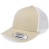 Retro Khaki/White Trucker - Yupoong