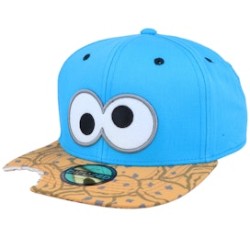 Sesame Street Cookie Bite Teal/Cookie Snapback - Difuzed