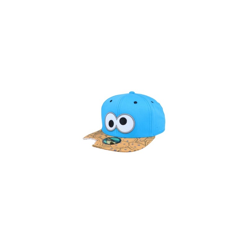 Sesame Street Cookie Bite Teal/Cookie Snapback - Difuzed
