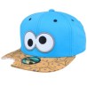 Sesame Street Cookie Bite Teal/Cookie Snapback - Difuzed
