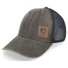 Twill/Mesh Cap Brown/Black Trucker - John Deere