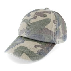 Vintage Washed Jungle Camo Dad Cap - Beechfield
