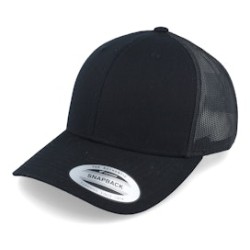 Retro Black Trucker - Yupoong