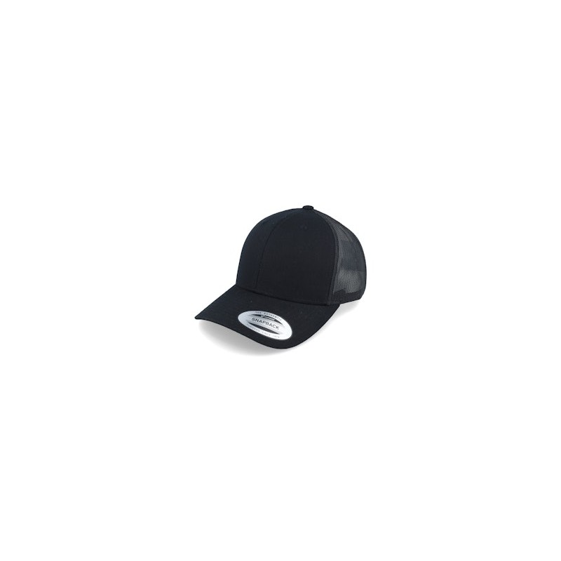 Retro Black Trucker - Yupoong