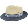 Maleo Paper Braid Beige-gem Trilby Straw Hat - Mayser