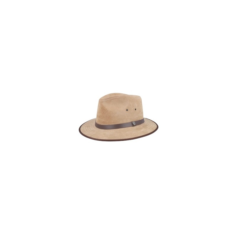 Nubuck Leather Safari Fedora - Jaxon & James