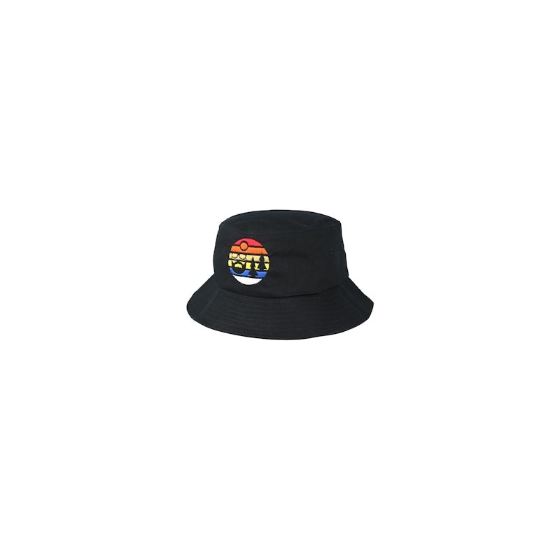 Sunset Logo Black Bucket - Bearded Man