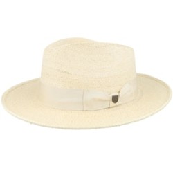 Swindle Straw Natural/Natural Fedora - Brixton