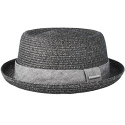 Toyo Heather Black Porkpie - Stetson