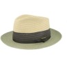Toyo Light Khaki/Olive/Natural Fedora Straw Hat - Stetson
