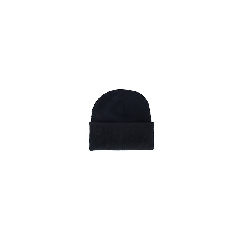 Black Cuff Blank Beanie - Beechfield