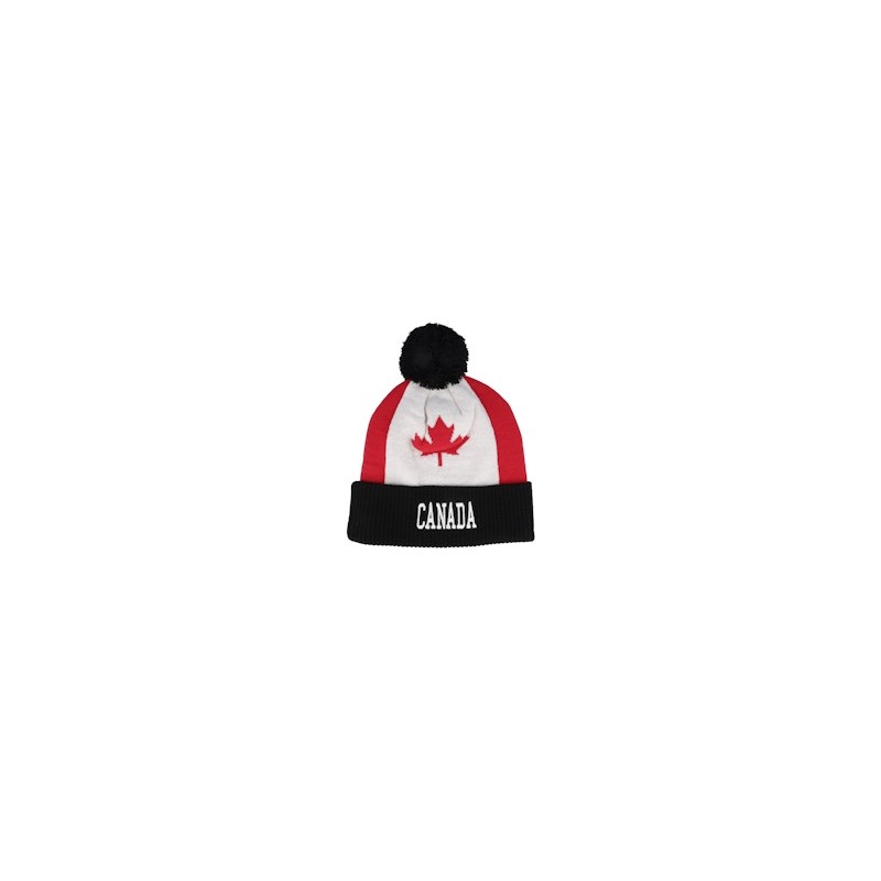 Canada Flag Team Knit Navy Pom - CCM