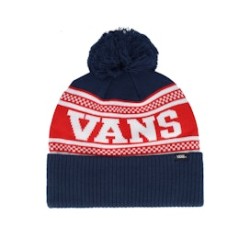 Check Beanie Dress Blues Pom - Vans