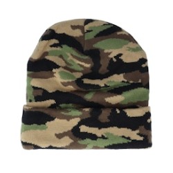 Cuffed Jungle Camo Beanie - Beechfield