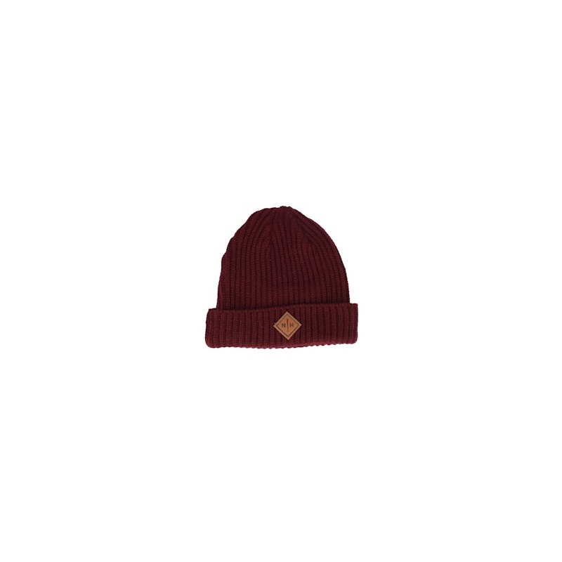 Folder Beanie Maroon Cuff - Northern Hooligans