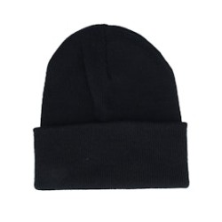 Kids Black Junior Cuff - Beechfield