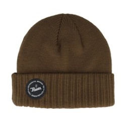 Knit Patch Toque Tan Cuff - Bauer