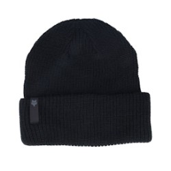 Machinist Cuff Beanie Black - Fox