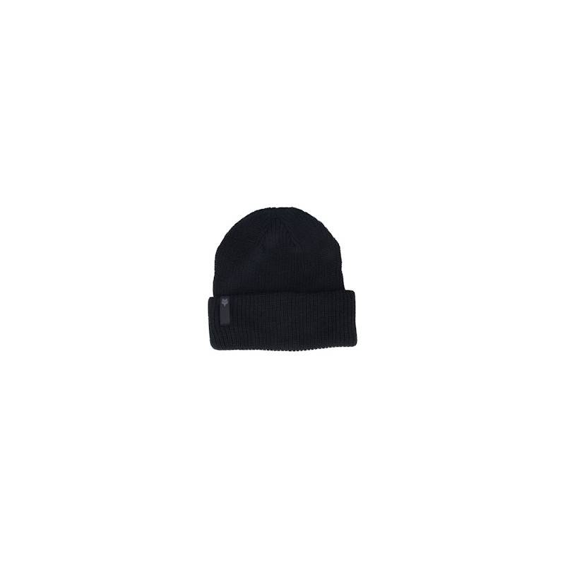Machinist Cuff Beanie Black - Fox