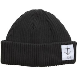 Smula Organic Black Short Beanie - Resteröds